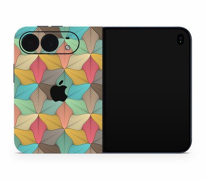 iPhone Duo skin, Blossom, full wrap with logo cutout