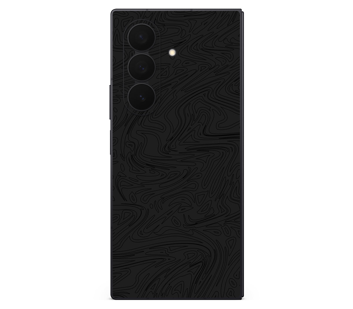Galaxy Z Fold 8 Ultra skin, Black Ice, back skin