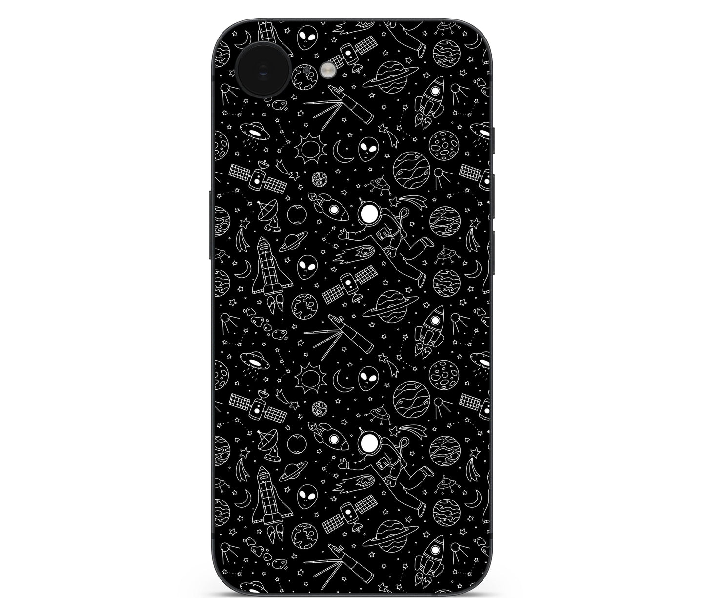 iPhone 17e skin, Cygnus, back skin without logo cutout