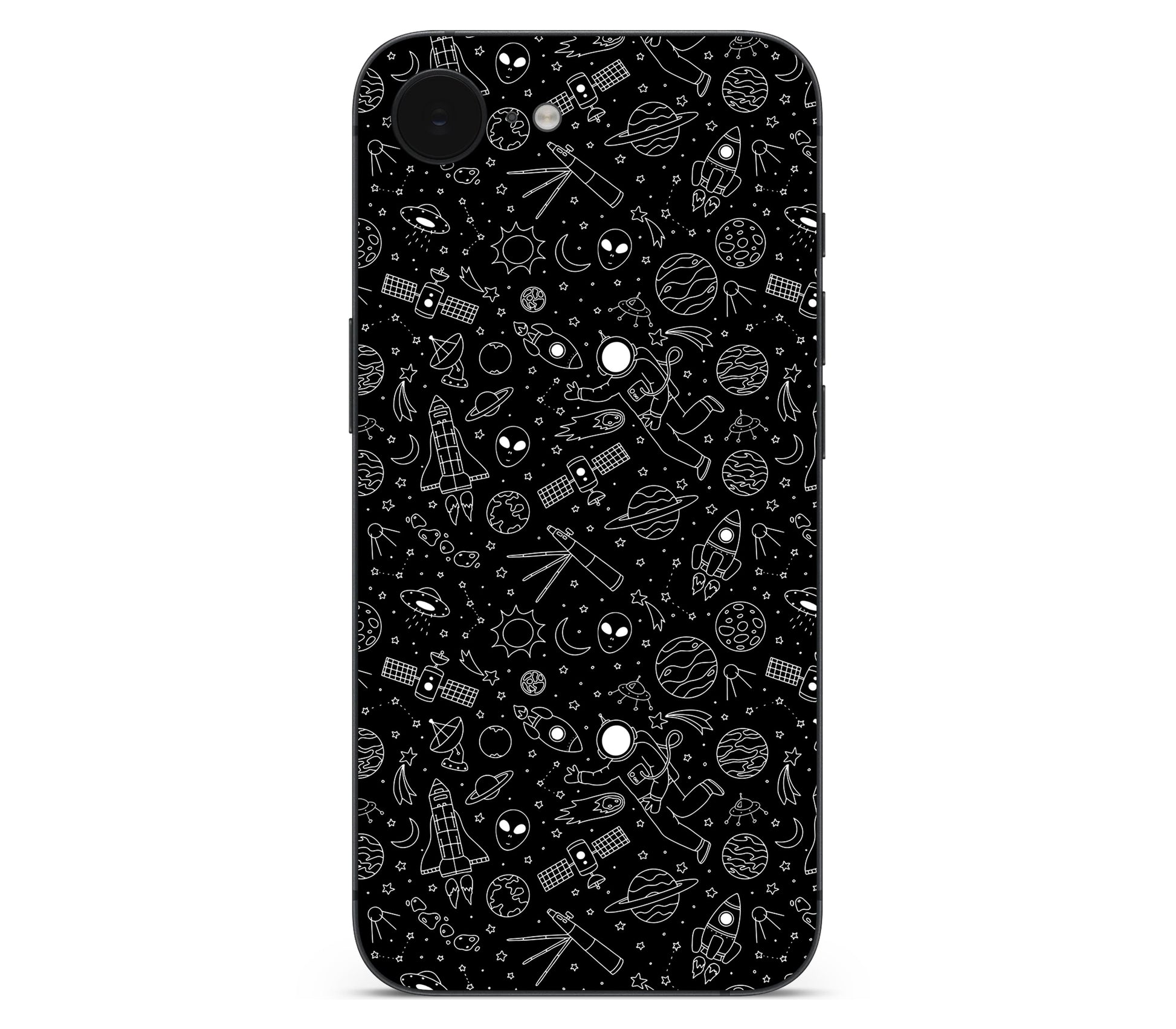 iPhone 17e skin, Cygnus, back skin without logo cutout