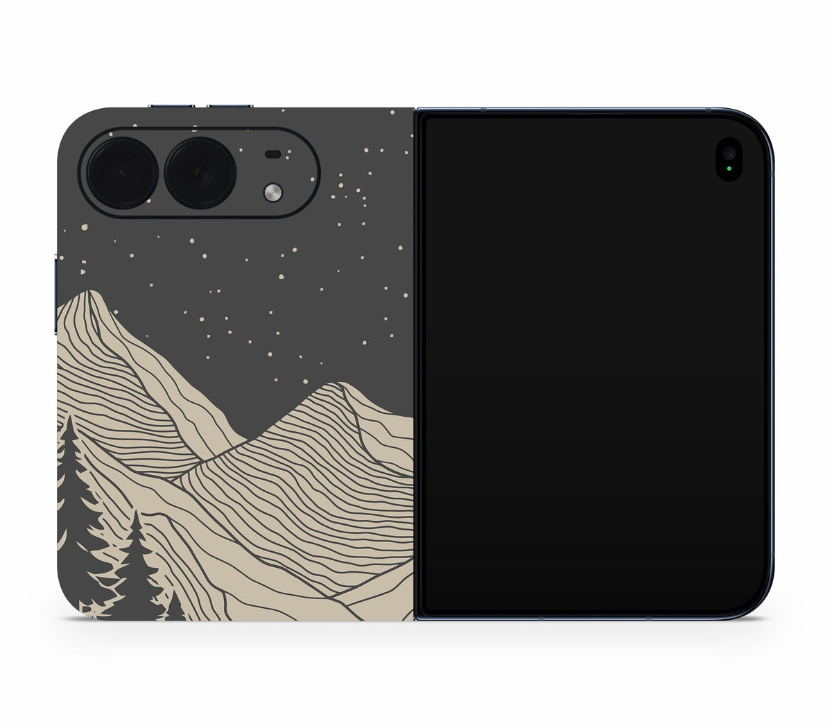 iPhone Duo skin, Nightline, full wrap without logo cutout