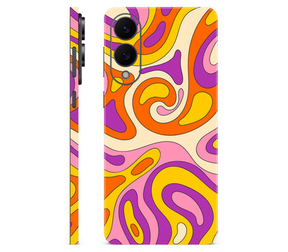 Galaxy S25 Edge skin, Psycho Vortex, full wrap skin