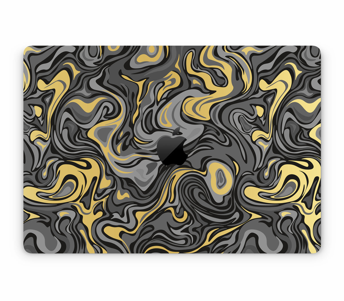 MacBook Pro 15" (2018, Touch Bar) skin, Damnation, top skin with logo cutout