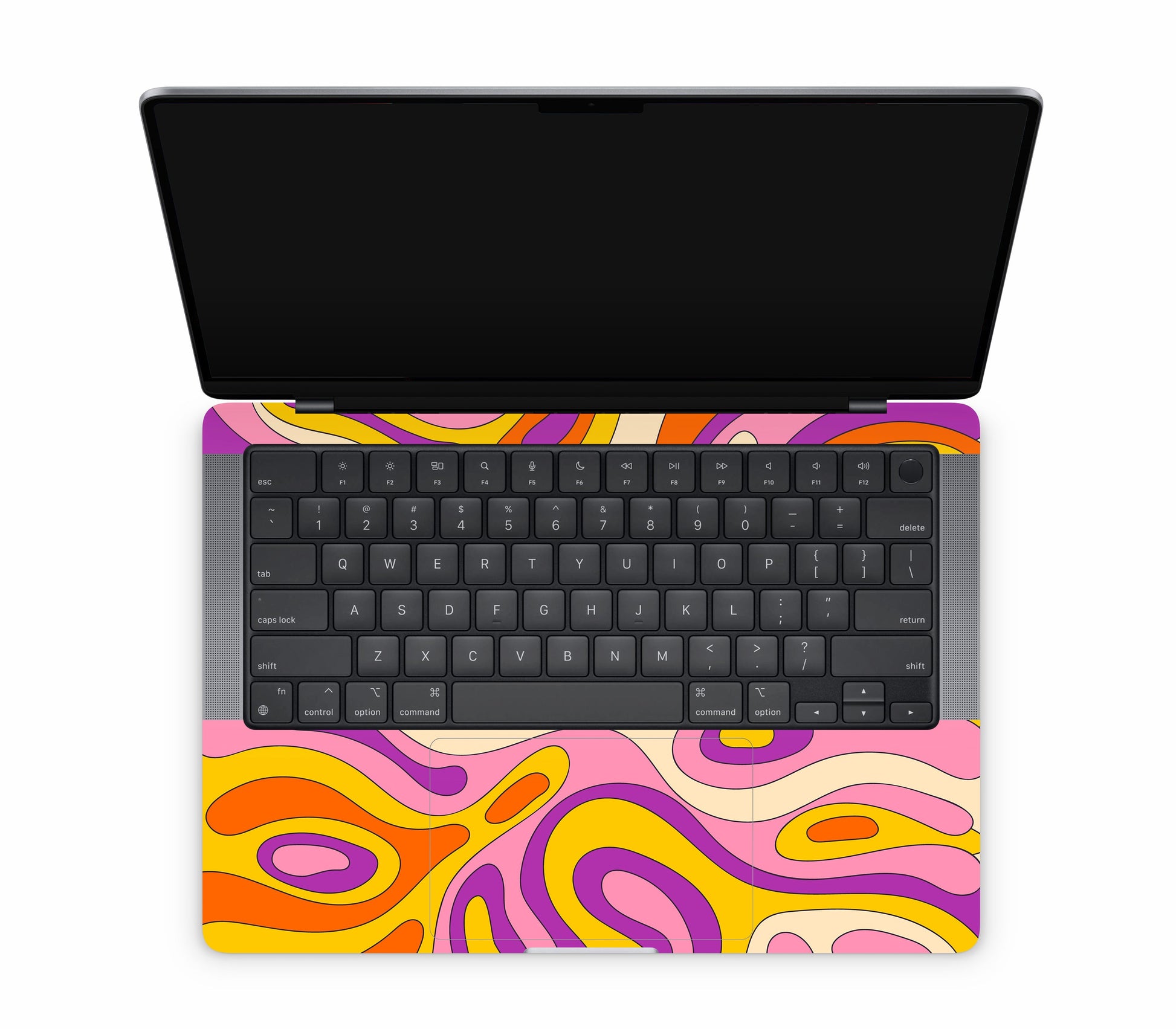MacBook Pro 14" (2025, M5) skin, Psycho Vortex, inside skin