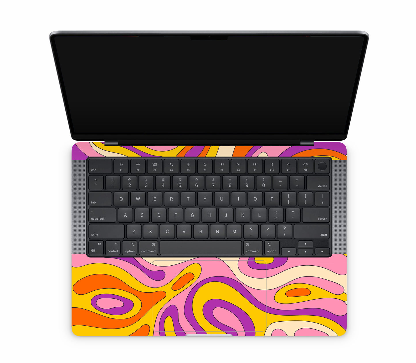MacBook Pro 14" (2021, M1) skin, Psycho Vortex, inside skin