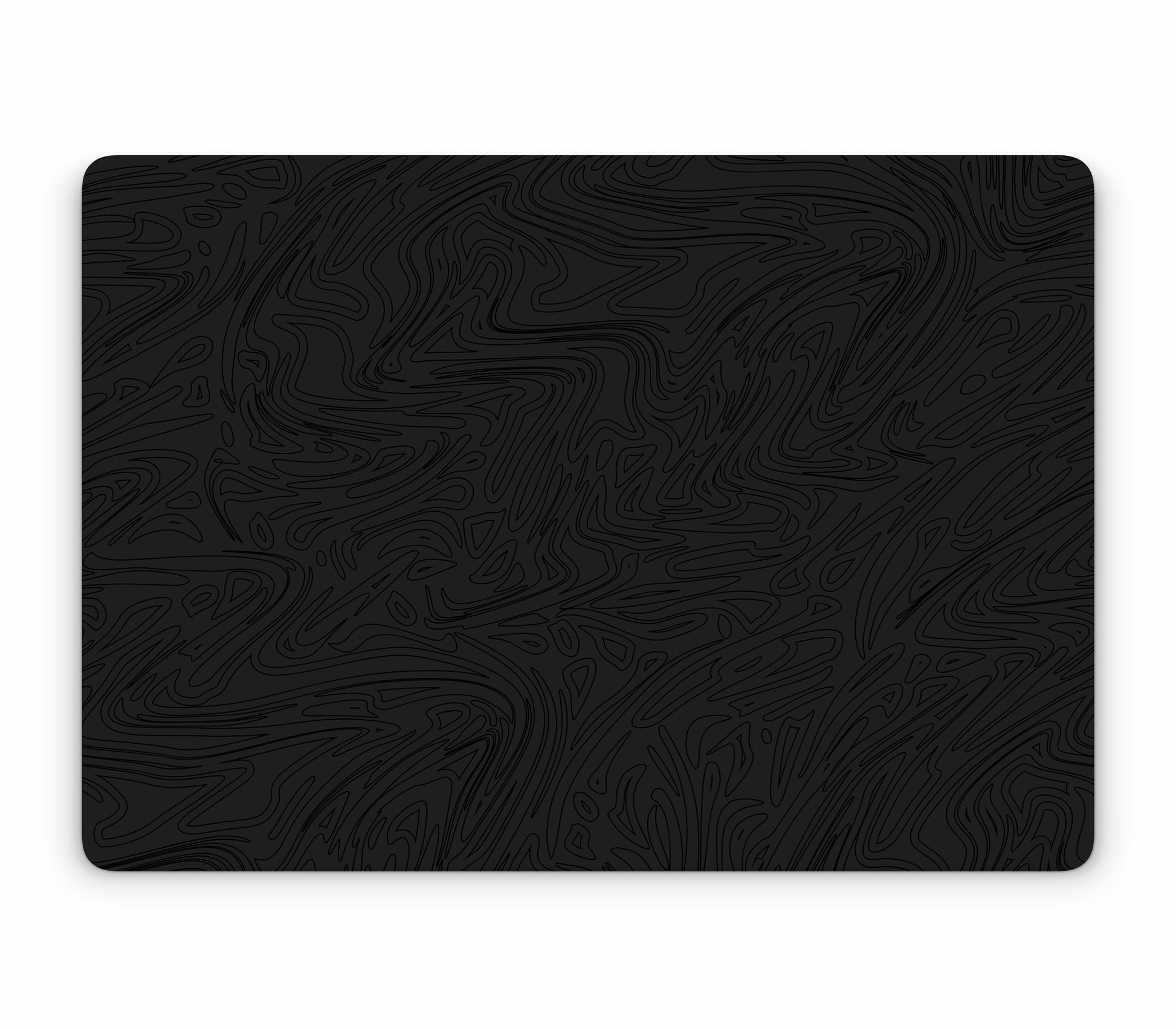 MacBook Pro 14" (2025, M5) skin, Black Ice, top skin without logo cutout