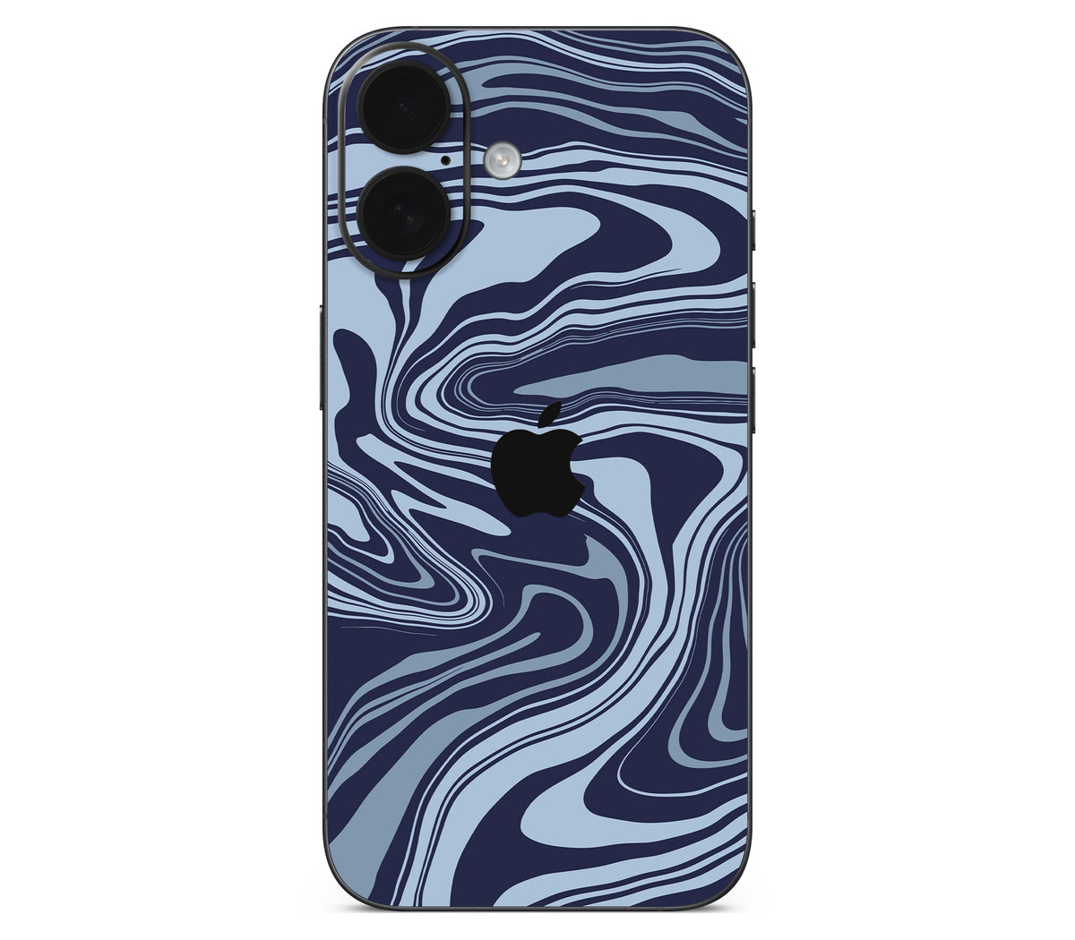 iPhone 16 Plus skin, Vertigo (Blur), back skin with logo cutout
