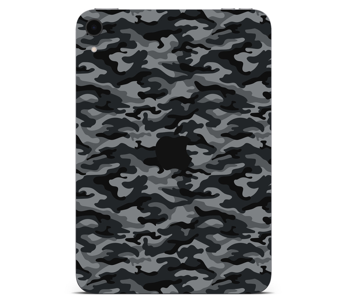 iPad Mini 7 (A17 Pro) skin, Urban Camo, back skin with logo cutout