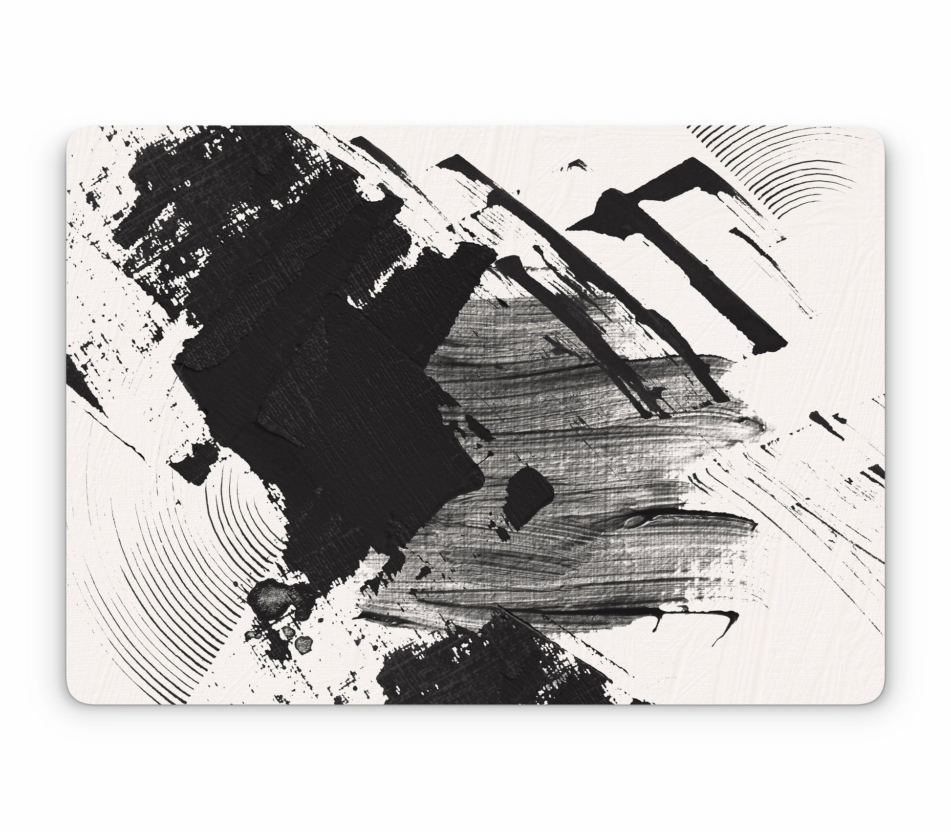 MacBook Pro 14" (2025, M5) skin, Black Noir, top skin without logo cutout