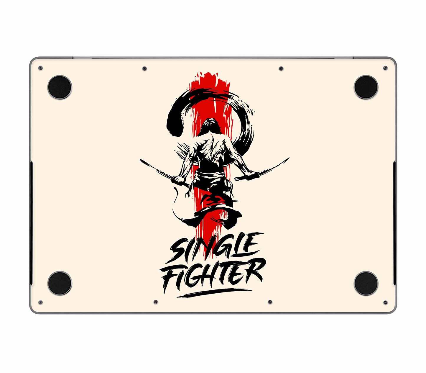 MacBook Pro 14" (2025, M5) skin, Samurai, bottom skin