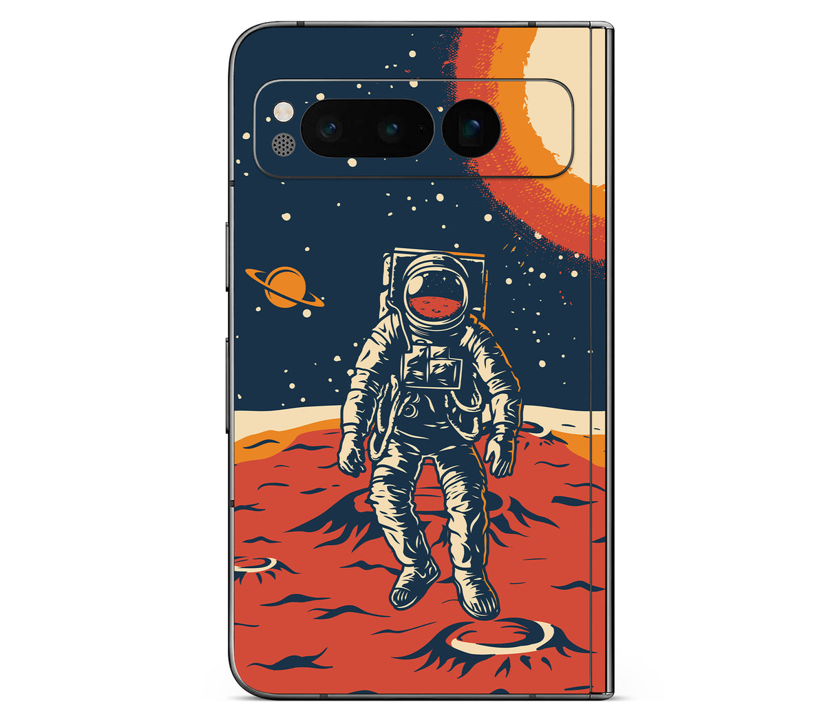 Google Pixel Fold skin, Martian, back skin
