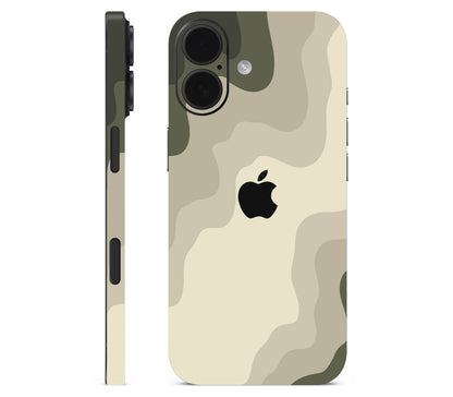 iPhone 17 skin, Drift (Mirage), full wrap with logo cutout