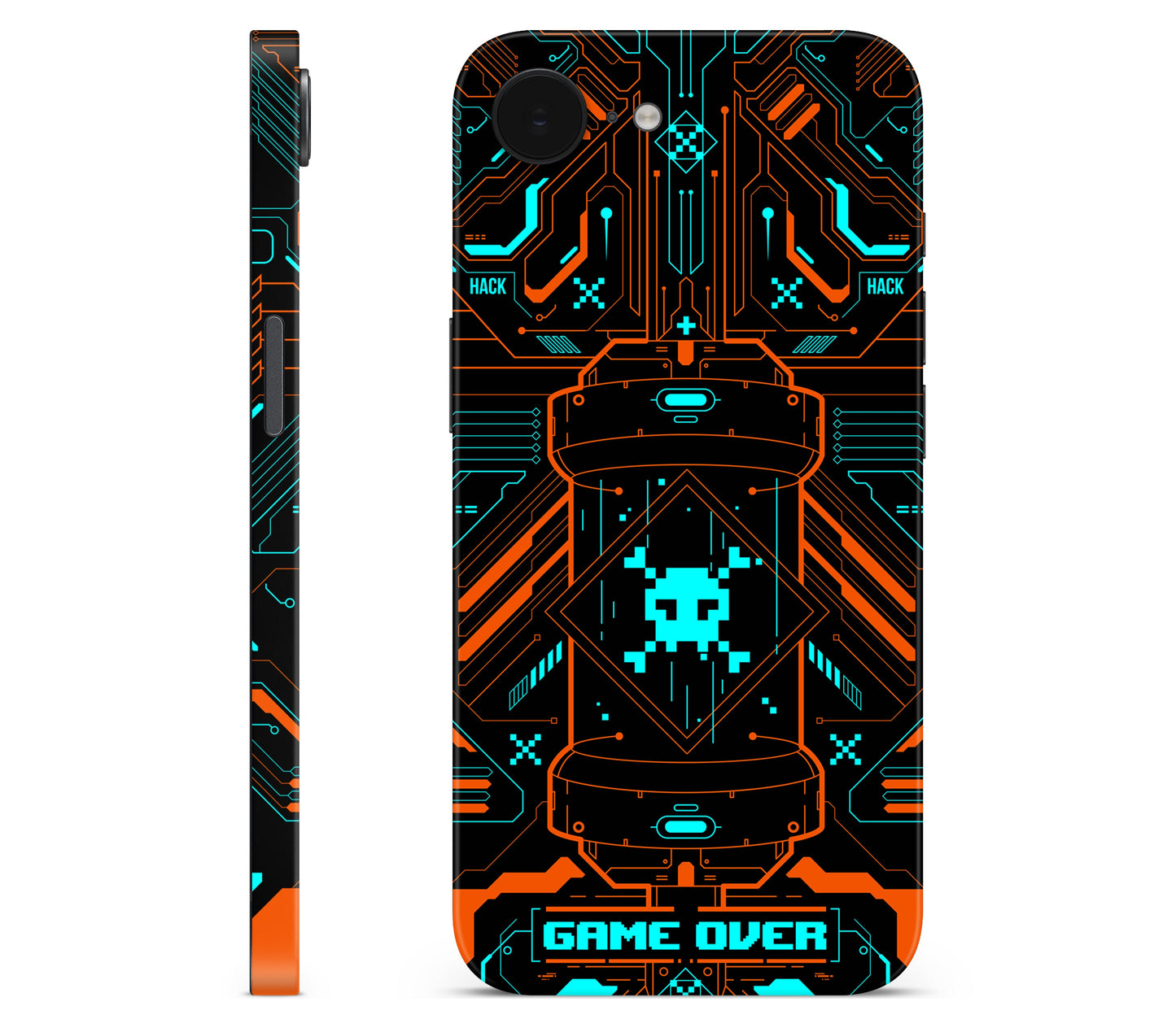 iPhone 17e skin, Fatal Error, full wrap skin