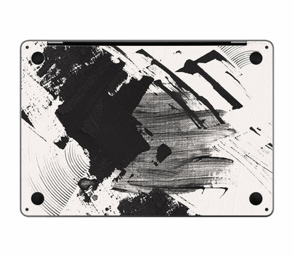 MacBook Pro 13" (2020, M1) skin, Black Noir, bottom skin