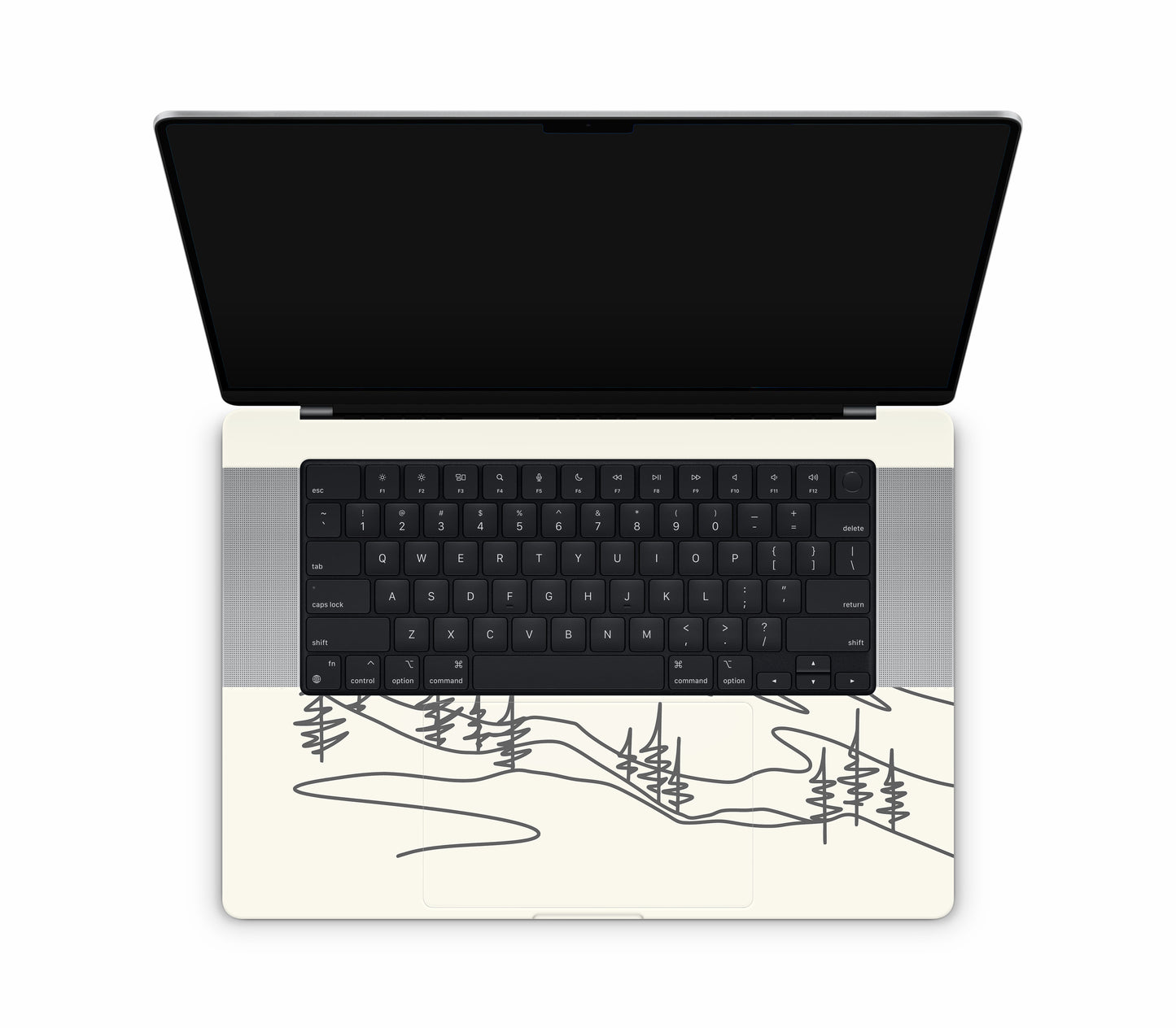 MacBook Pro 16" (2026, M5, M5 Pro, M5 Max) skin, Offline, inside skin