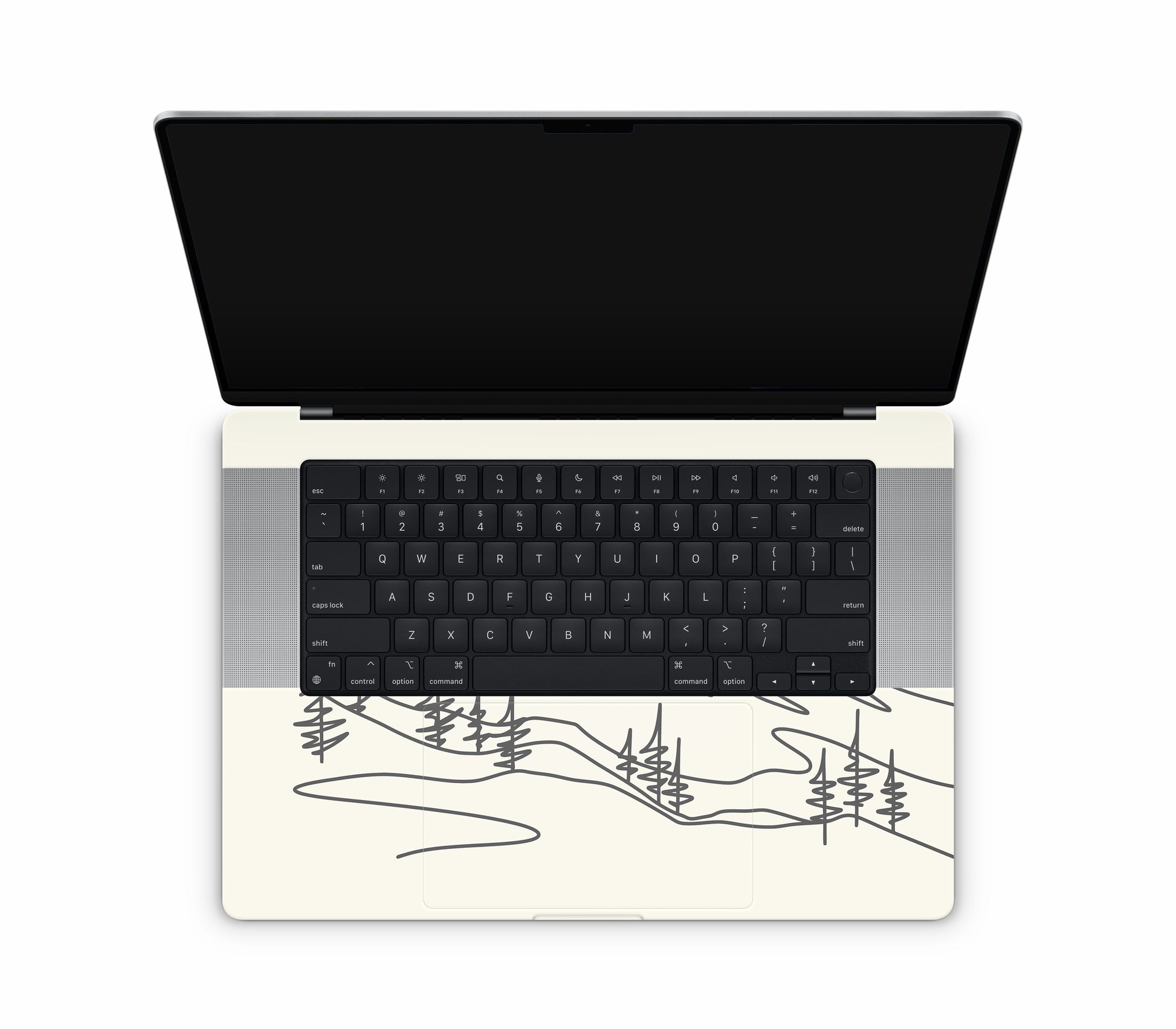 MacBook Pro 16" (2026, M5, M5 Pro, M5 Max) skin, Offline, inside skin