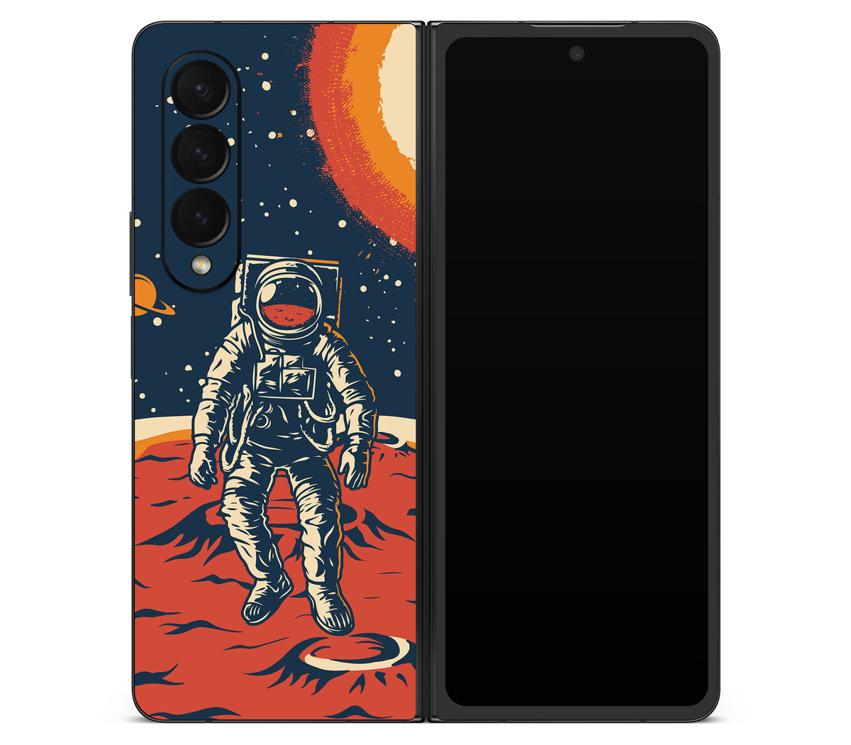 Galaxy Z Fold 4 skin, Martian, back skin