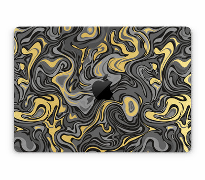 MacBook Pro 13" (2022, M2) skin, Damnation, top skin with logo cutout
