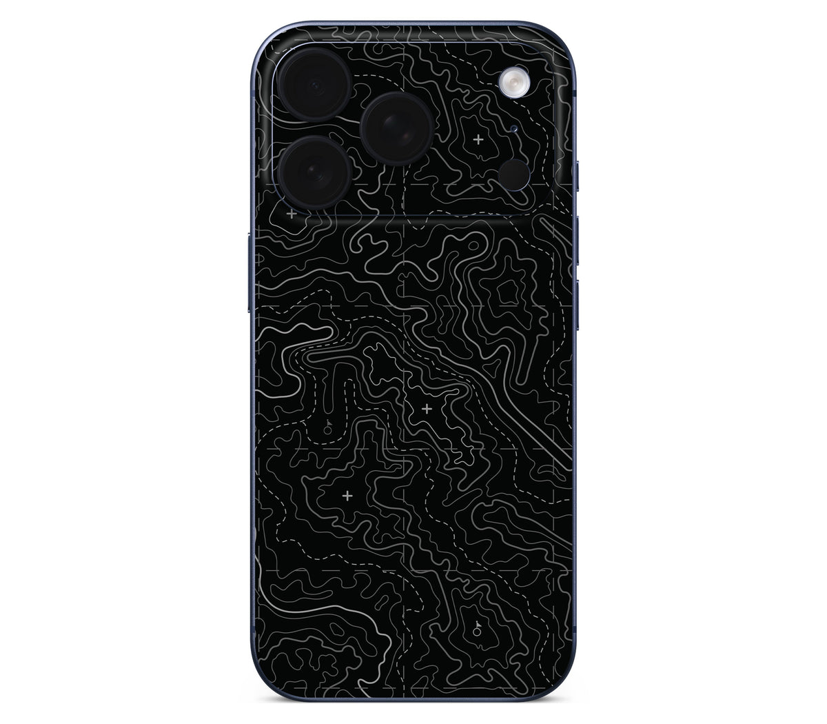iPhone 18 Pro Max skin, Lockdown (Blackout), back skin without logo cutout