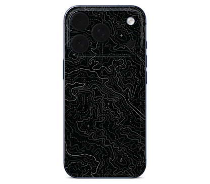 iPhone 18 Pro skin, Lockdown (Blackout), back skin without logo cutout