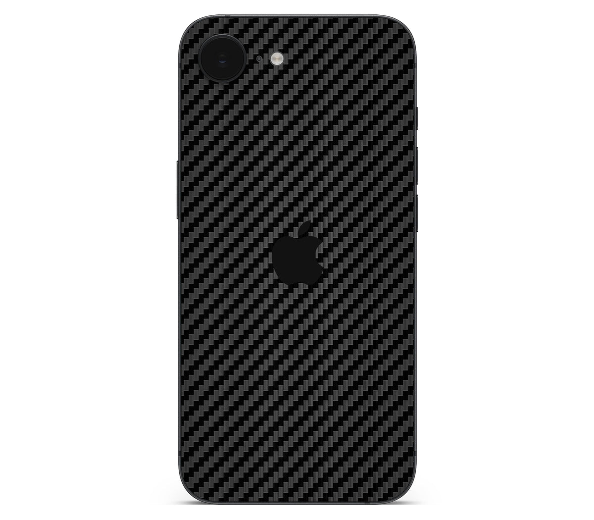 iPhone 17e skin, Code: Carbon, back skin with logo cutout