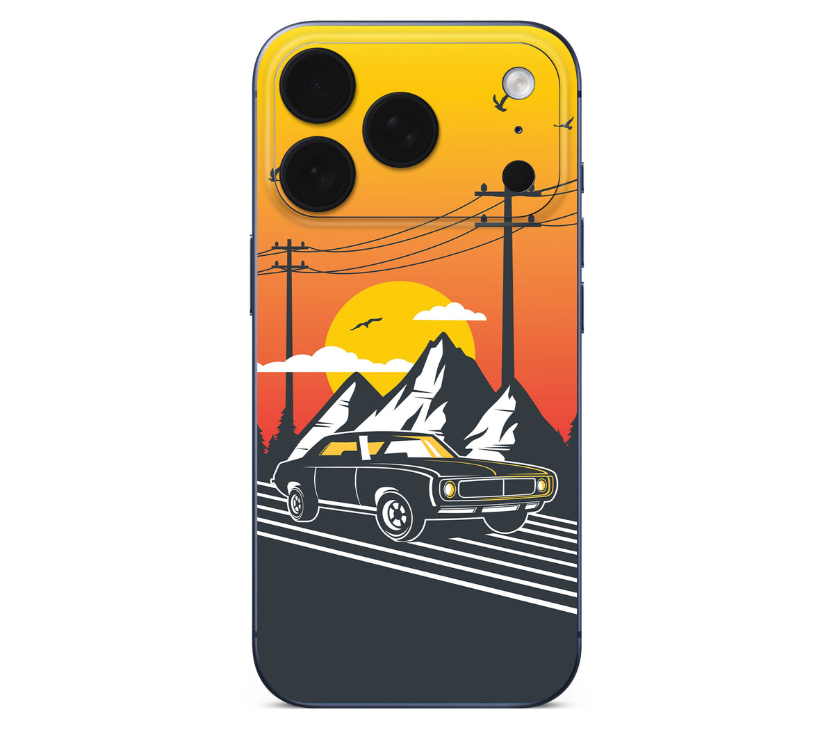 iPhone 18 Pro Max skin, Last Ride, back skin
