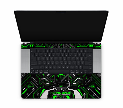 MacBook Pro 16" (2021, M1) skin, Fatal Error (Acid), inside skin