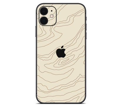 iPhone 11 skin, Dune, back skin with logo cutout