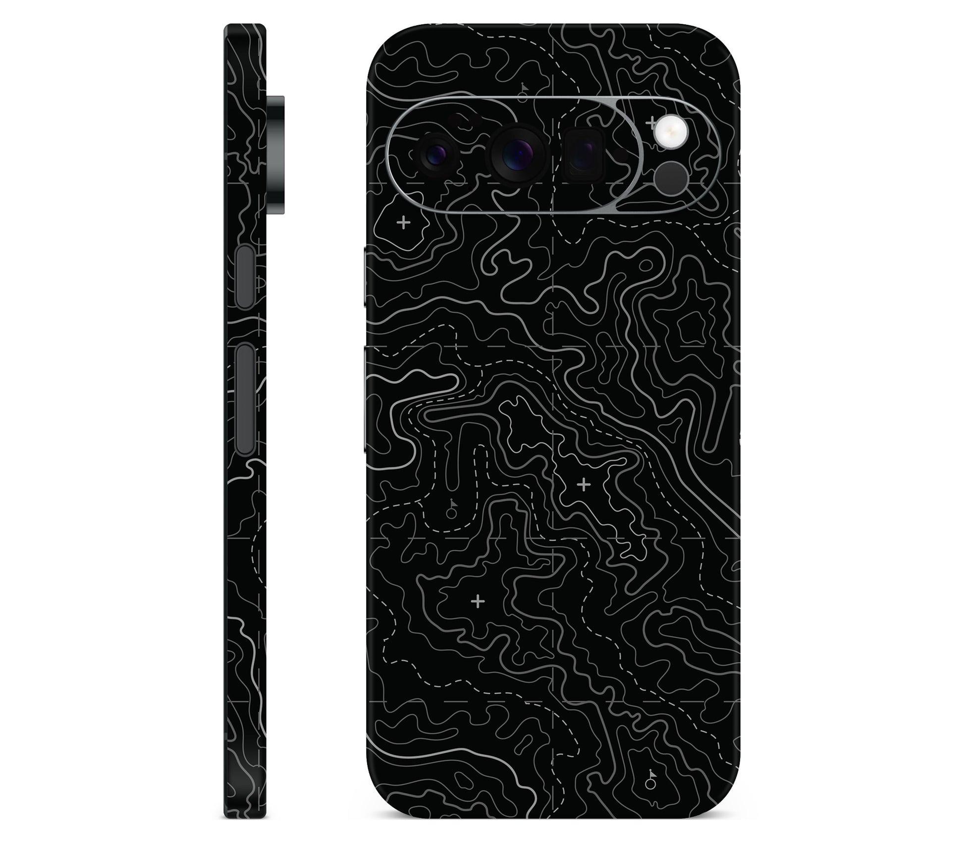 Google Pixel 11 Pro skin, Lockdown (Blackout), full wrap skin