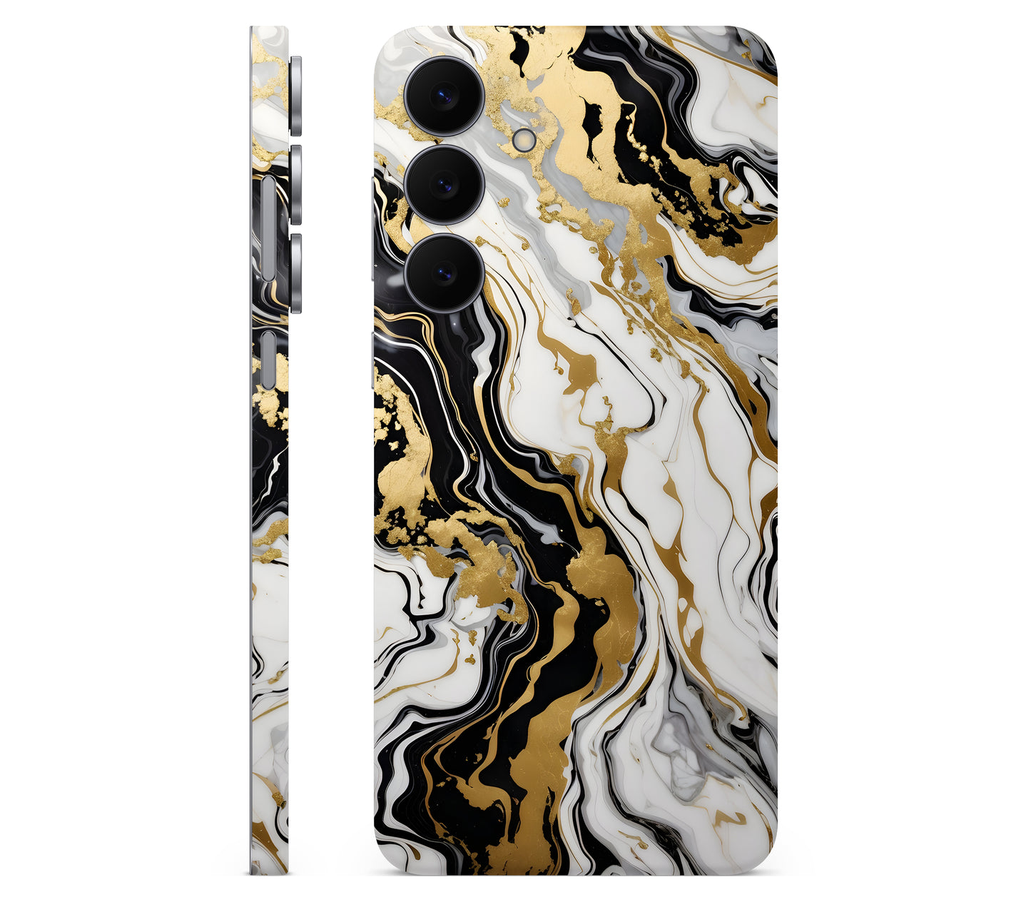 Galaxy S25 FE skin, Gold Flare, full wrap skin