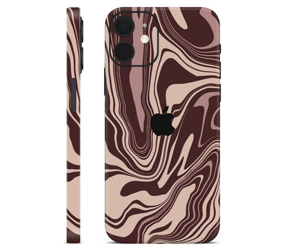 iPhone 12 Mini skin, Vertigo (Fever), full wrap with logo cutout