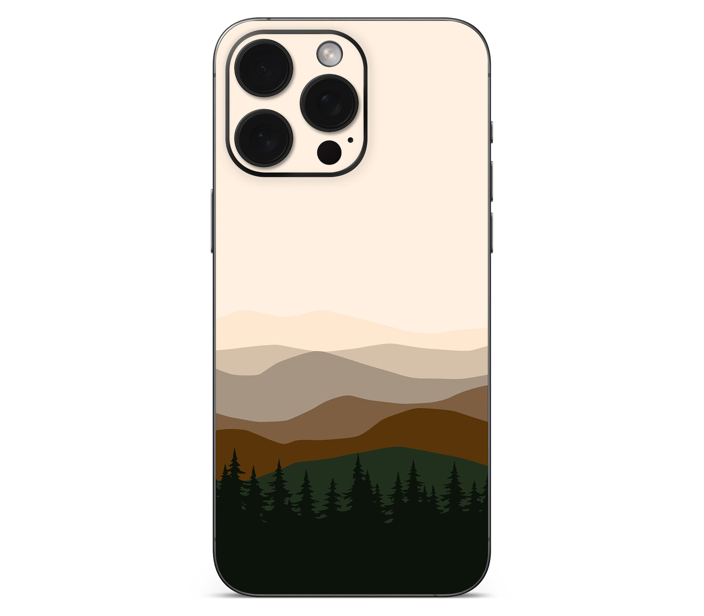 iPhone 15 Pro skin, Sierra Dusk, back skin without logo cutout
