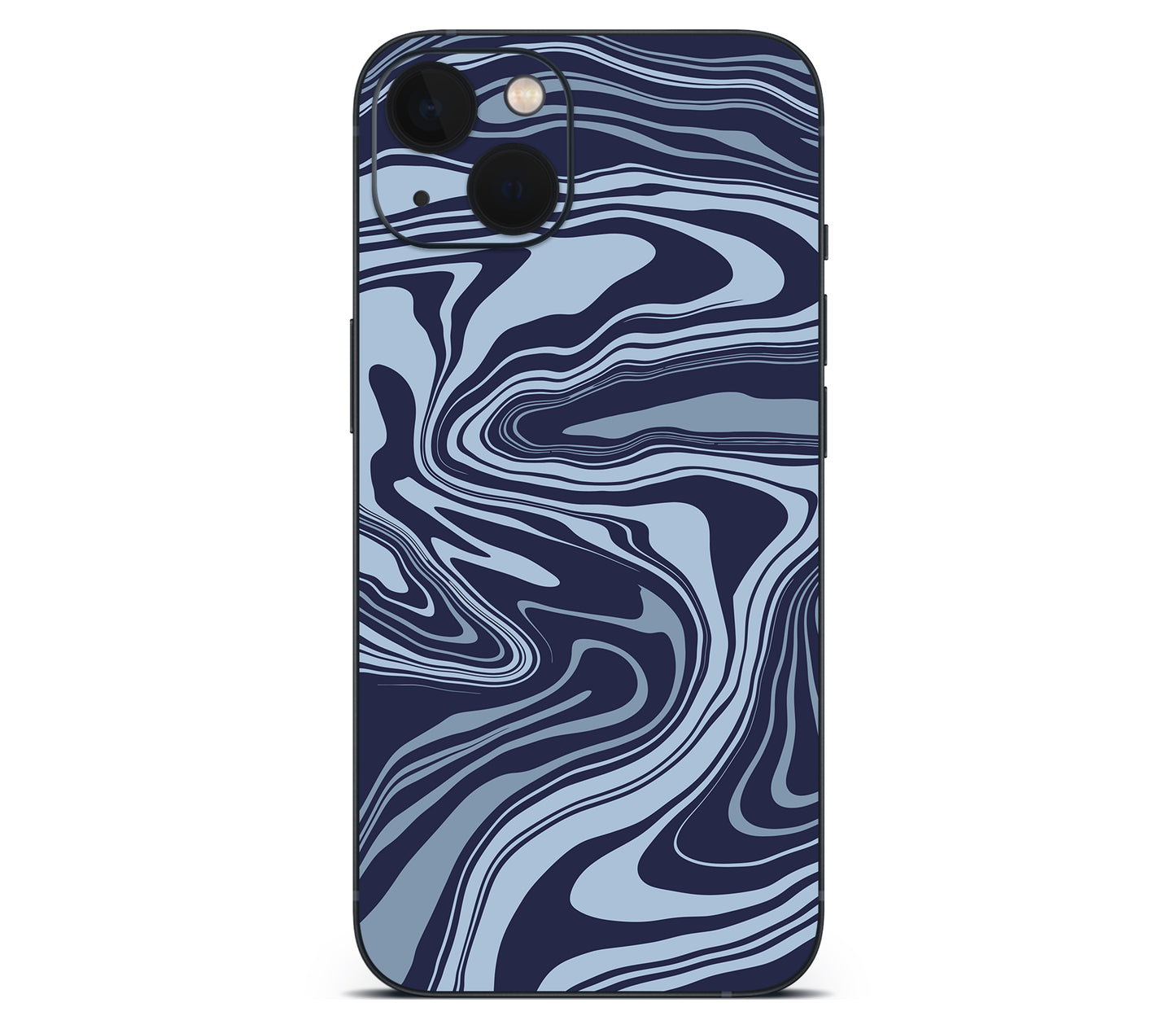 iPhone 13 Mini skin, Vertigo (Blur), back skin without logo cutout