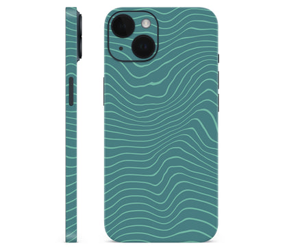 iPhone 14 skin, Tide, full wrap without logo cutout