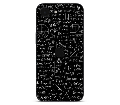 iPhone 17e skin, Math Madness, back skin with logo cutout