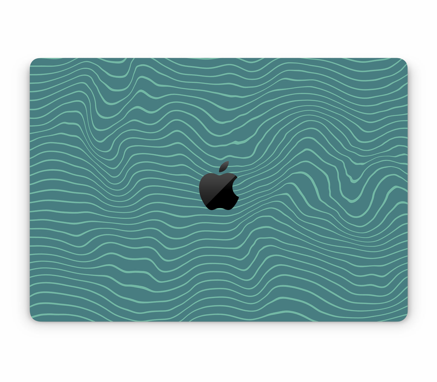 MacBook Pro 16" (2020, Touch Bar) skin, Tide, top skin with logo cutout