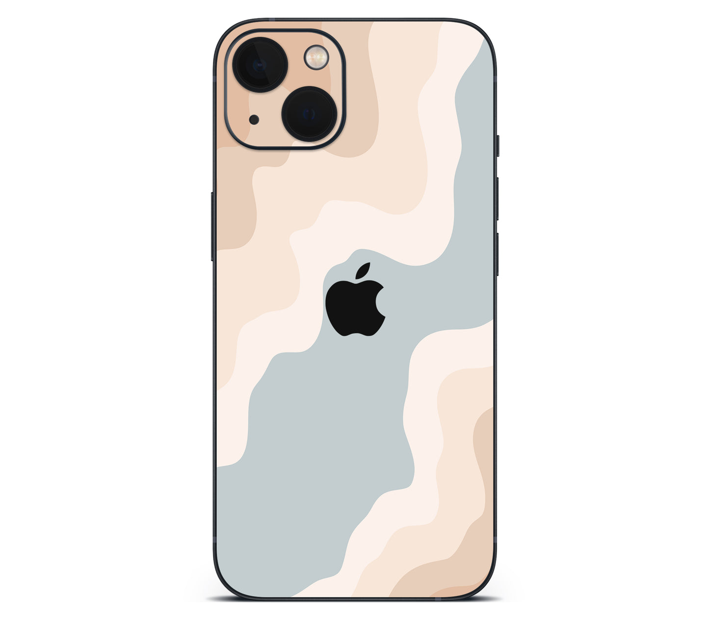 iPhone 13 skin, Drift (Haze), back skin with logo cutout