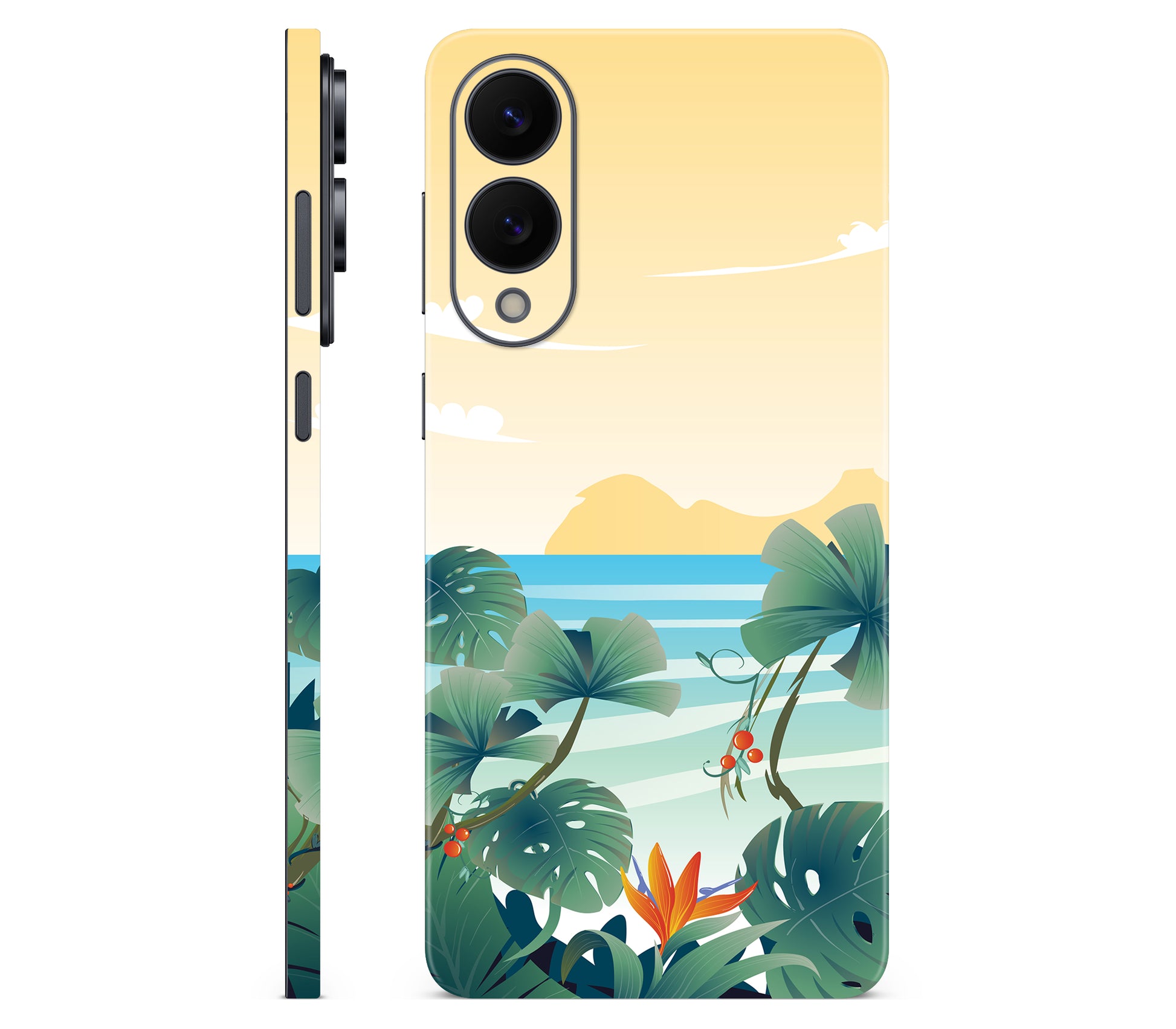 Galaxy S25 Edge skin, Sizzle Bay, full wrap skin