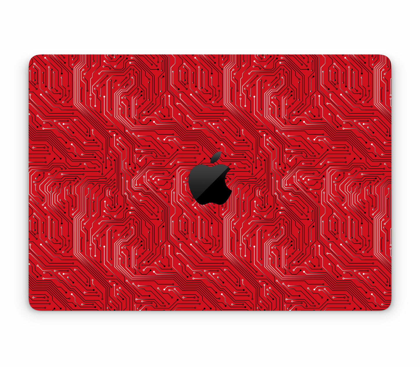 Macbook Pro 13" (2016-2019) skin, REDLINE, top skin with logo cutout