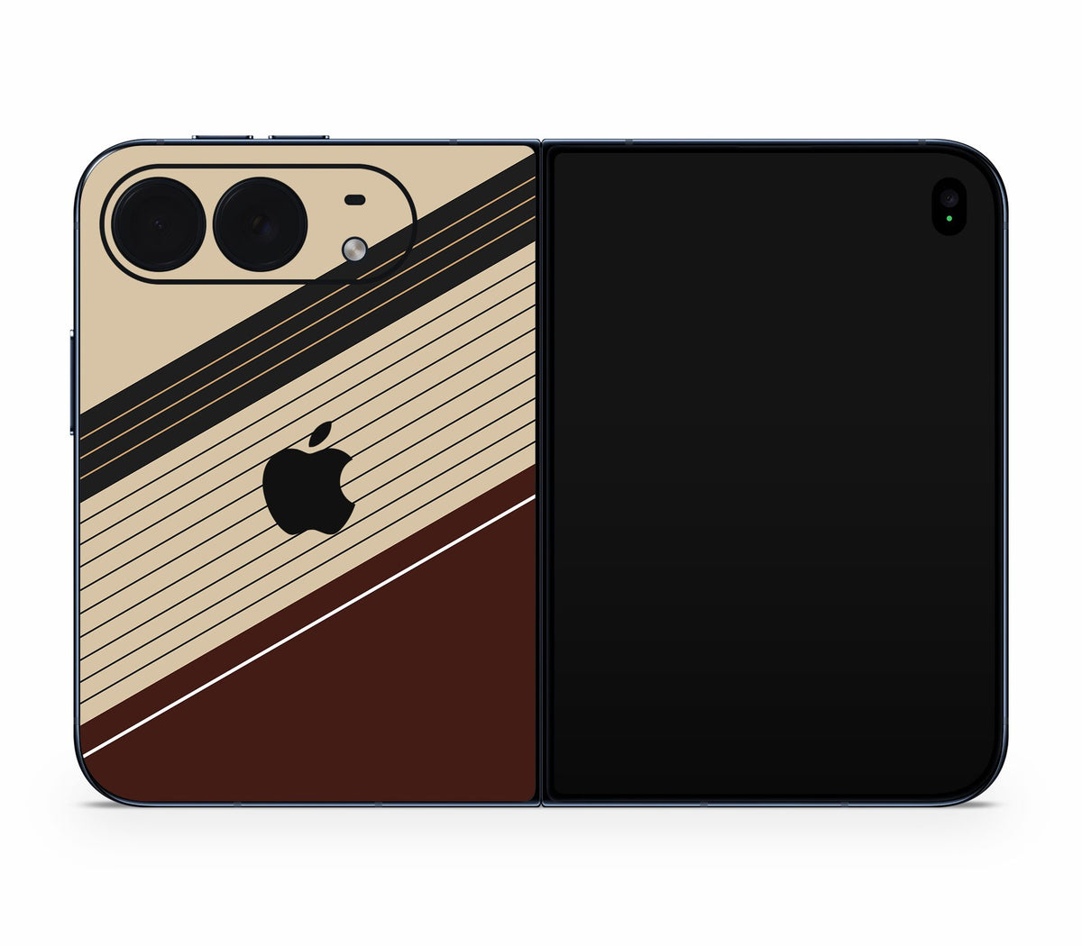 iPhone Duo skin, Edge, back skin with logo cutout