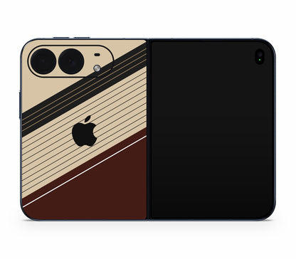 iPhone Duo skin, Edge, back skin with logo cutout