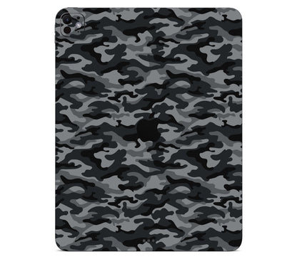 iPad Pro 11" (M5) skin, Urban Camo, back skin with logo cutout