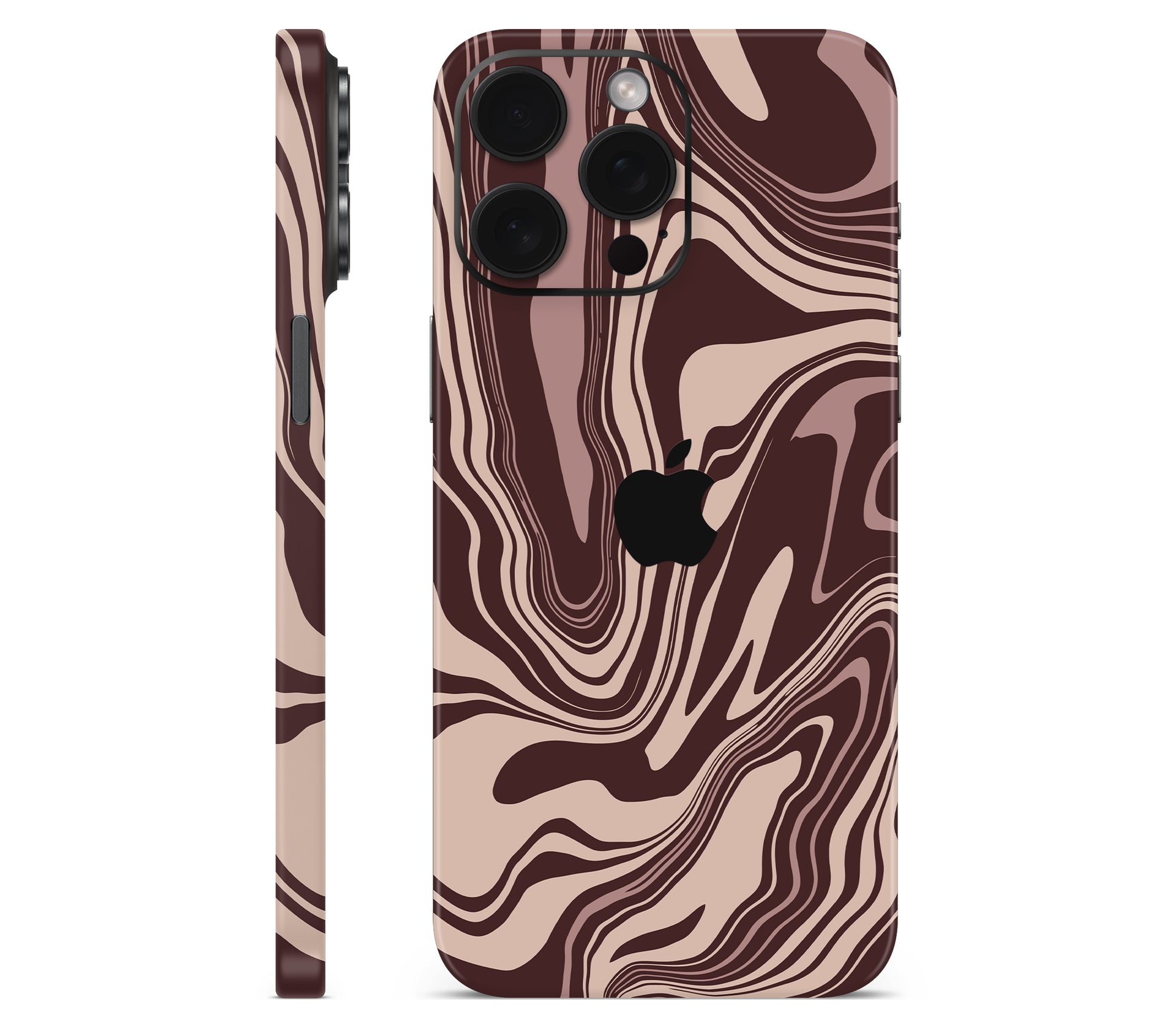 iPhone 15 Pro Max skin, Vertigo (Fever), full wrap with logo cutout
