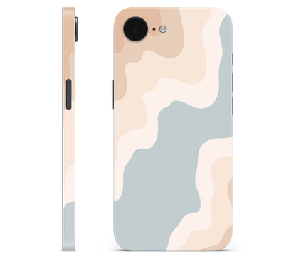 iPhone 16e skin, Drift (Haze), full wrap without logo cutout