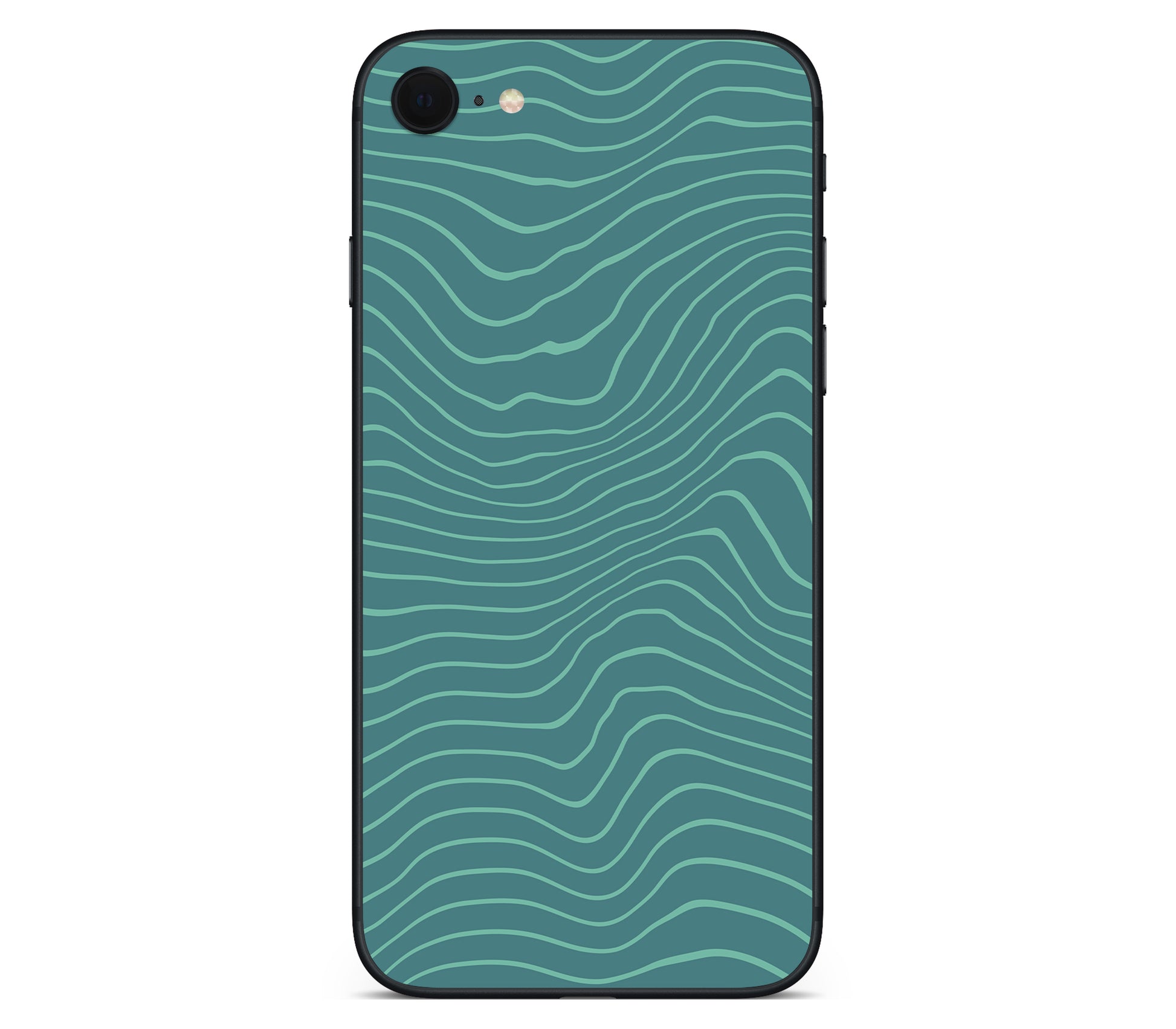 iPhone SE 2022 Gen3 skin, Tide, back skin without logo cutout