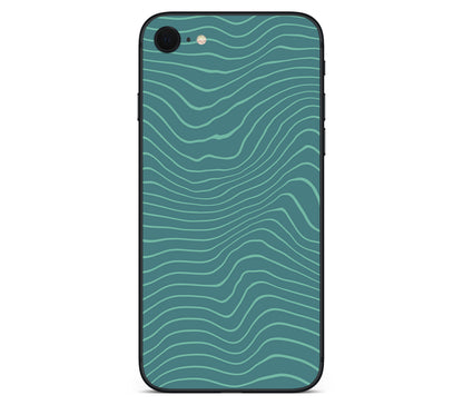 iPhone SE 2022 Gen3 skin, Tide, back skin without logo cutout