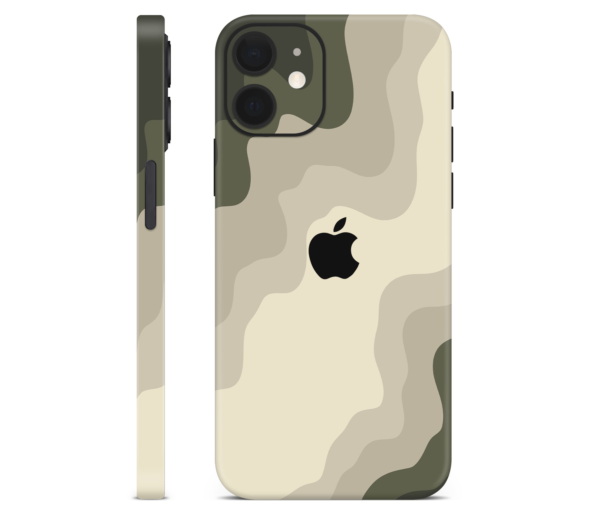 iPhone 12 skin, Drift (Mirage), full wrap with logo cutout