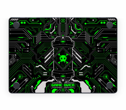 MacBook Air 15" (2025, M4) skin, Fatal Error (Acid), bottom skin