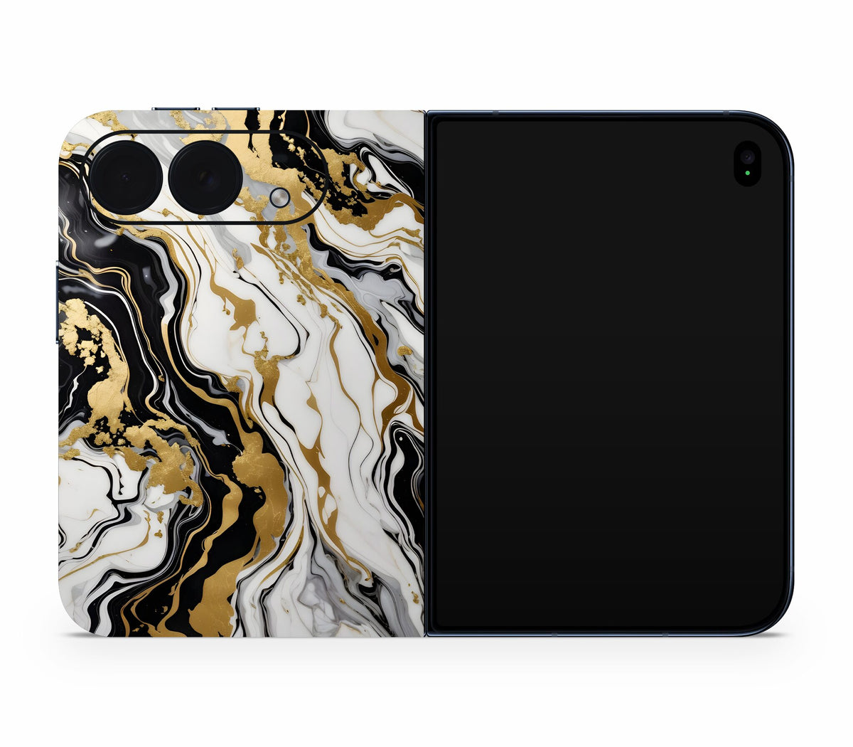 iPhone Duo skin, Gold Flare, full wrap without logo cutout