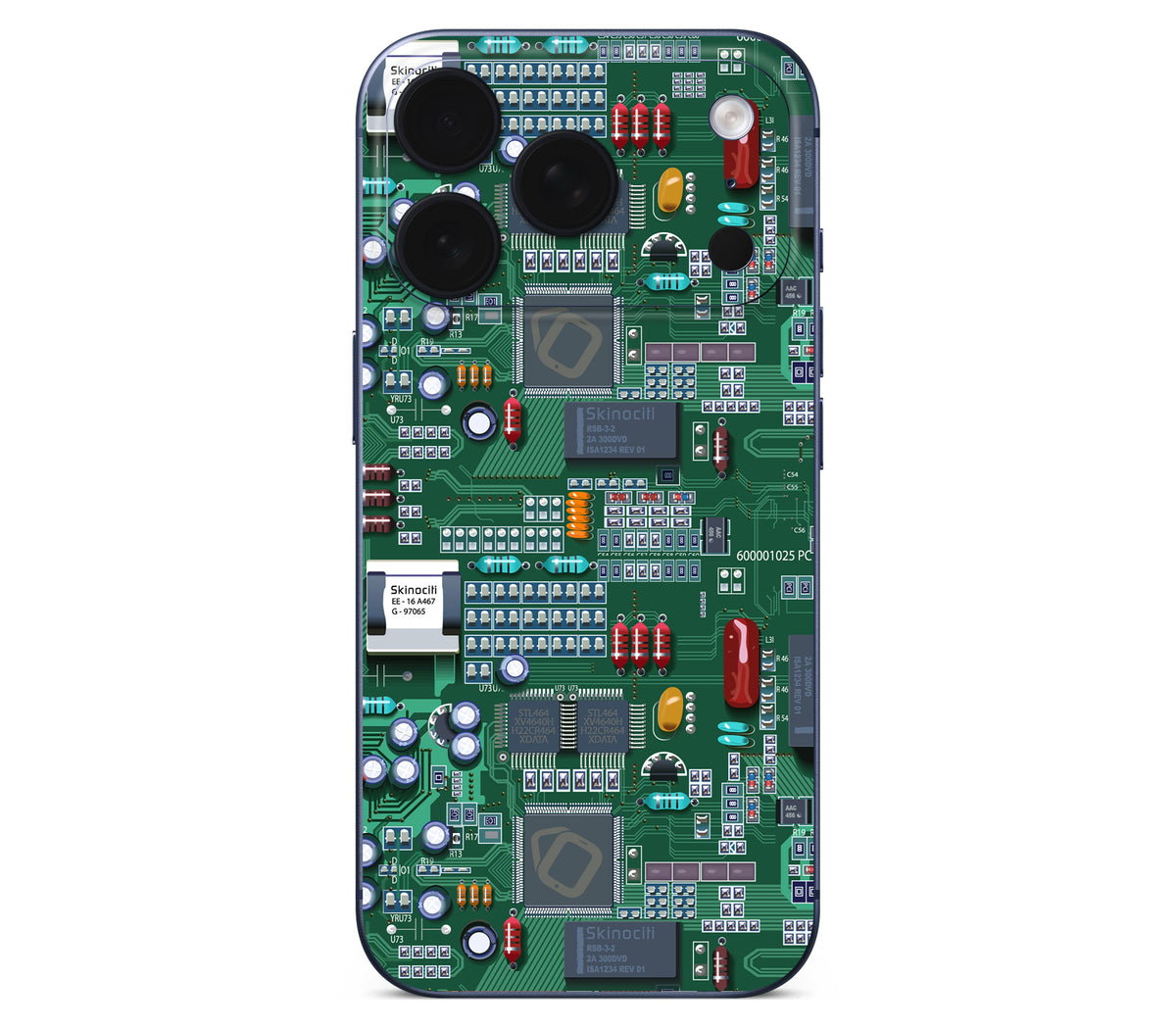 iPhone 18 Pro Max skin, Terminal, back skin without logo cutout